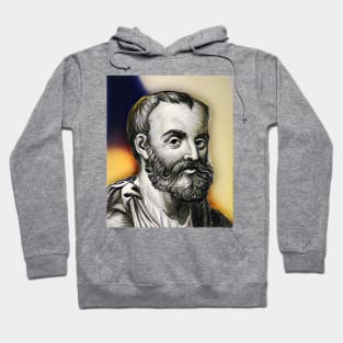 Galen yellow Portrait | Galen Artwork 11 Hoodie